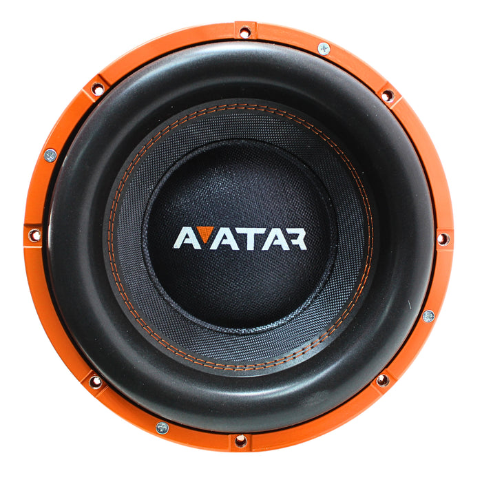 Avatar Tsunami STU-1246-D2 Orange 6000 Watts Peak 2-Ohm 12" Subwoofer OPEN BOX