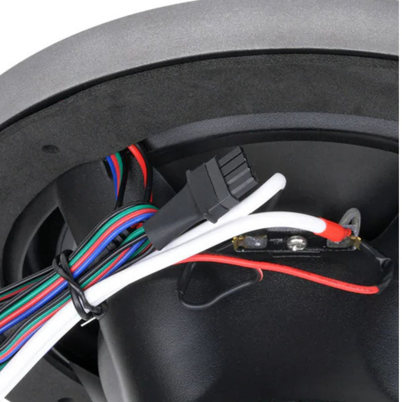 6.5" 100W RMS Coaxial 2-Way Marine Speakers Pair w/ RGB LED Lights  | APSW-654SP