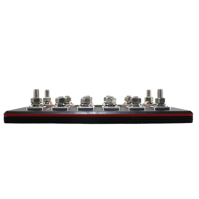 6 Spot Heavy Duty ANL Fuse Distribution Block w/ Acrylic Big Jeff Audio Cover