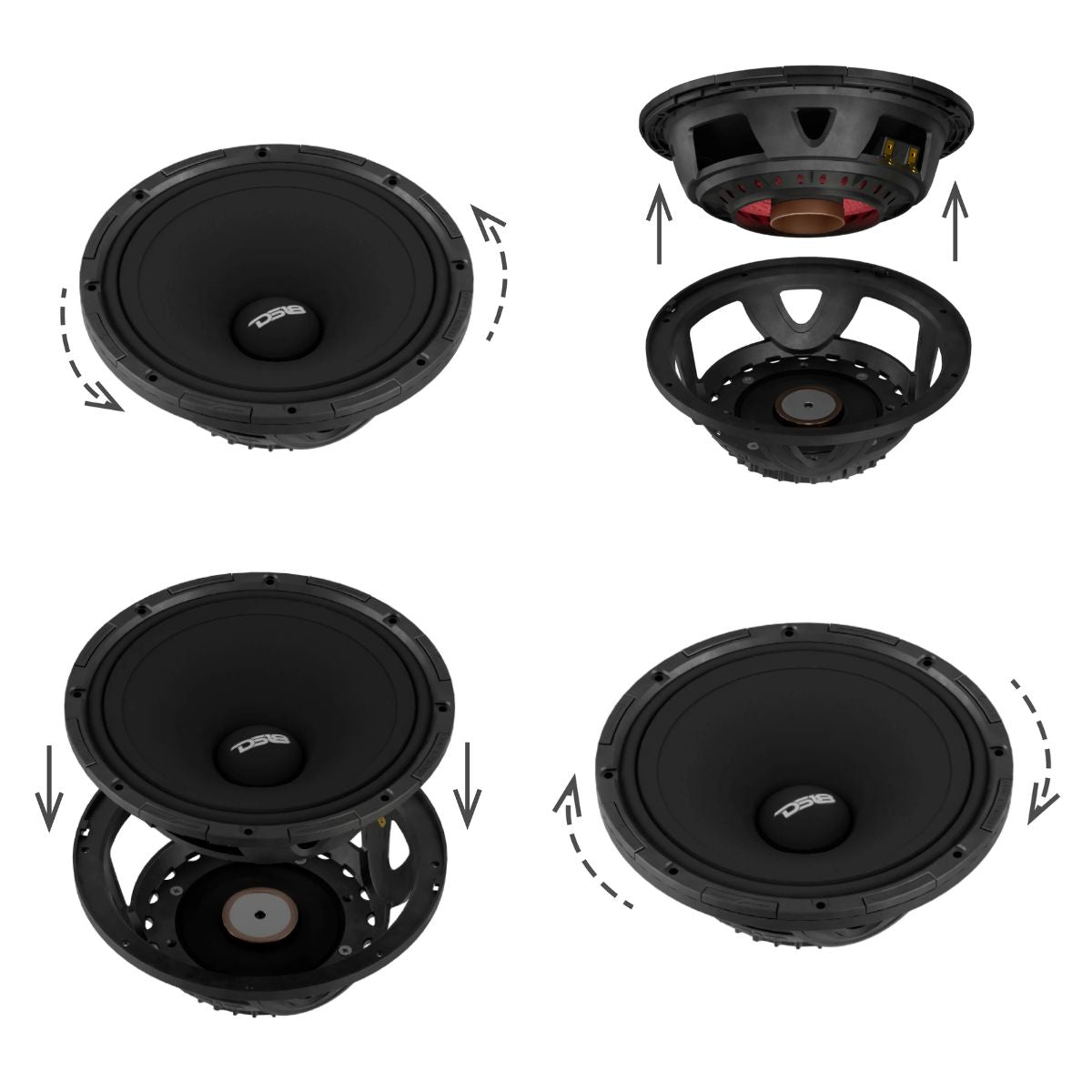 DS18 PROJECT360.84N 8” 350W RMS 4 Ohm Neodymium Mid-High Speaker
