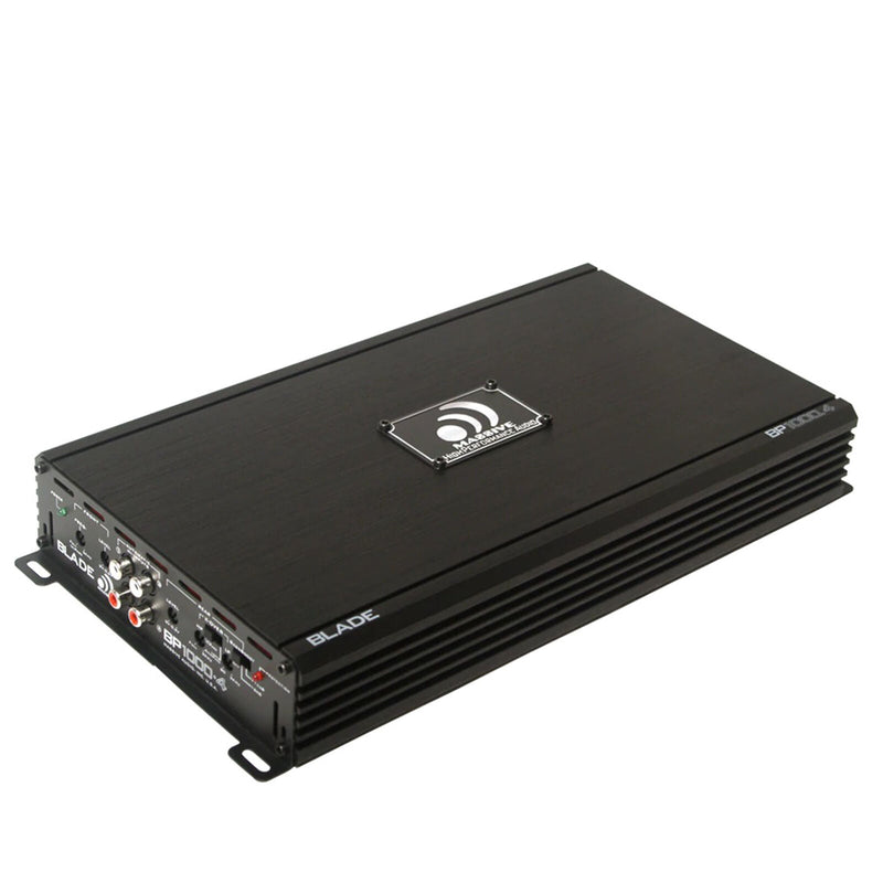 Massive Car Audio 6.5 Speakers 1200W 8 Ohm W/ Bullet Tweeters & 4 Ch Amplifier - Big Jeff Online Inc