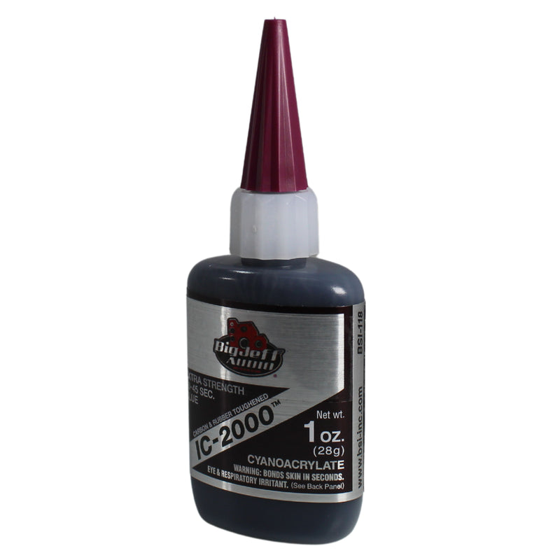 Big Jeff Audio 20-45 Sec 1/2-1 oz Rubber-Toughened CA Glue Adhesive Black