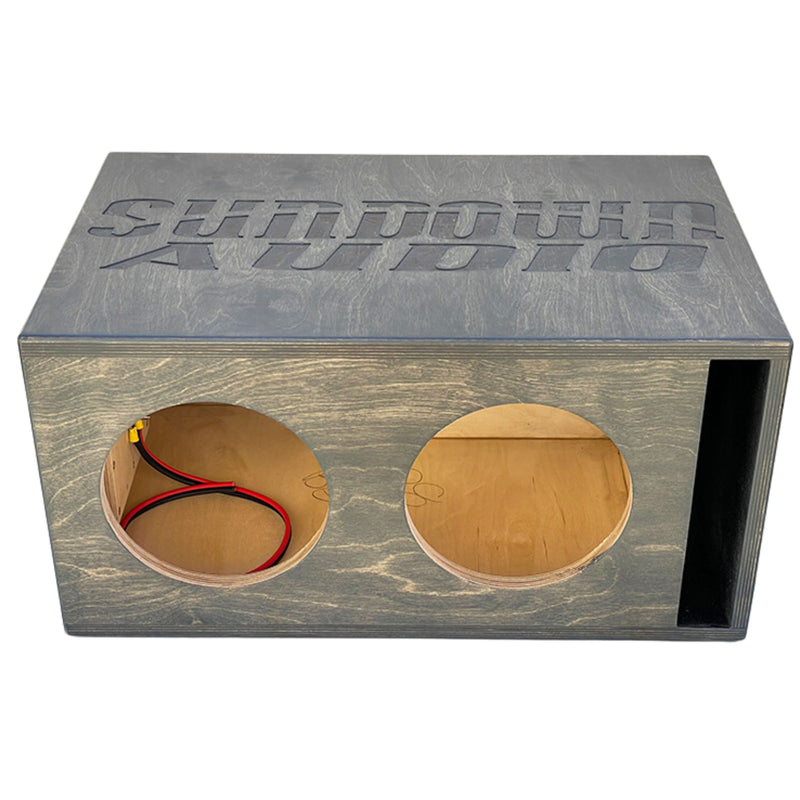 1000W RMS Dual 2 or 4-Ohm 8" X Series V3 Subwoofer w/ Dual 8" Birch Ported Box