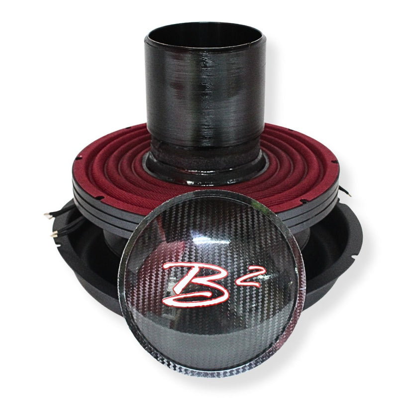 B2 Audio 12" Rampage 2-Ohm 4" Coil Carbon Fiber Re-cone Kit Drop