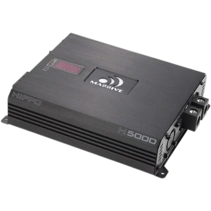 5000W RMS 1-Ohm Monoblock Amplifier Massive Audio HIPPO Series MA-H5000