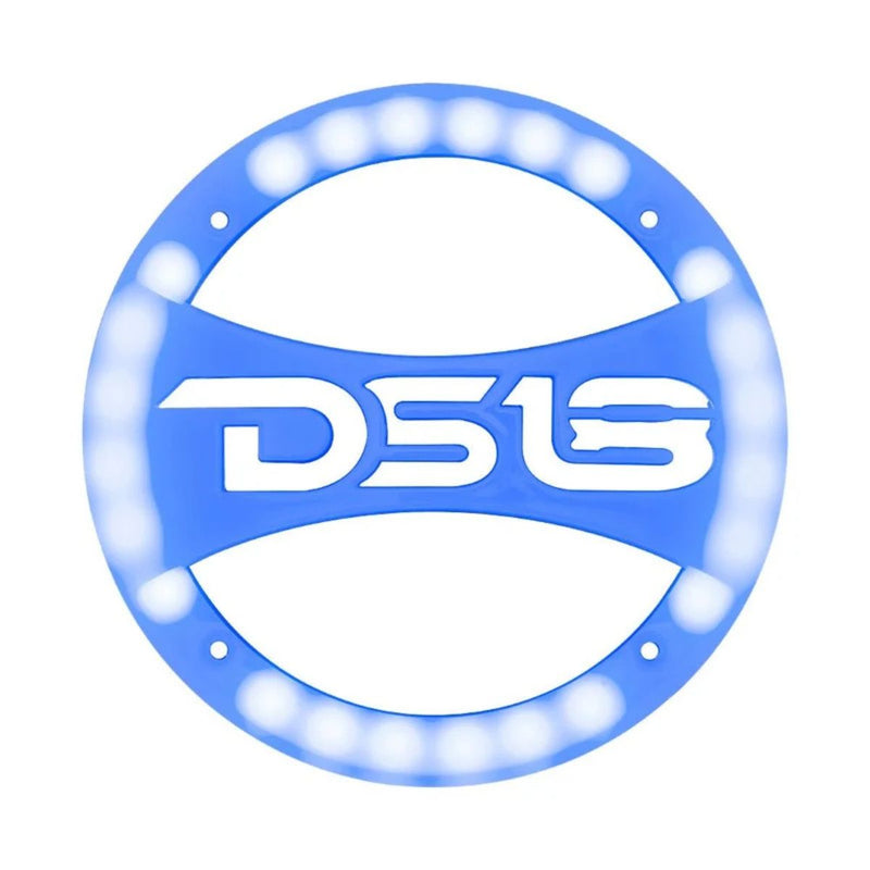 DS18 PRO 8" Universal Transparent RGB LED ABS Grill w/ UV Coating PRO-GRILL8LGO