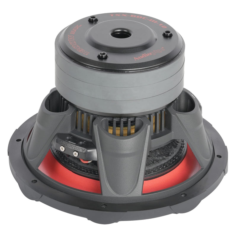 12" 900W RMS 4-Ohm 3" DVC Triple Stack Magnet Subwoofer Audiopipe TXX-BDC Series