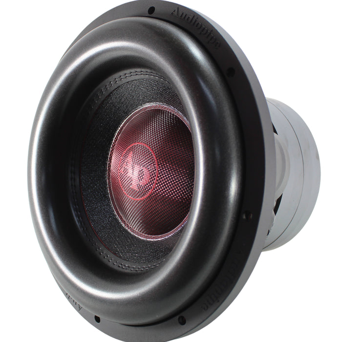 Audiopipe 12" Dual Voice Coil 2 Ohm 1100 Watt RMS Quad Stacked Magnet Subwoofer