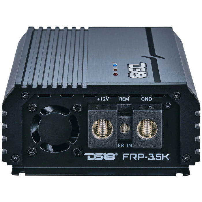 DS18 FRP Monoblock 3500W 1-Ohm Full-Range Class-D Amplifier Red/Blue/Titanium