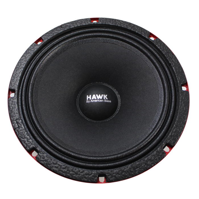 American Bass 8 Midrange Speaker 600 Watt 4 Ohm Pro Car Audio HAWK8 OPEN BOX