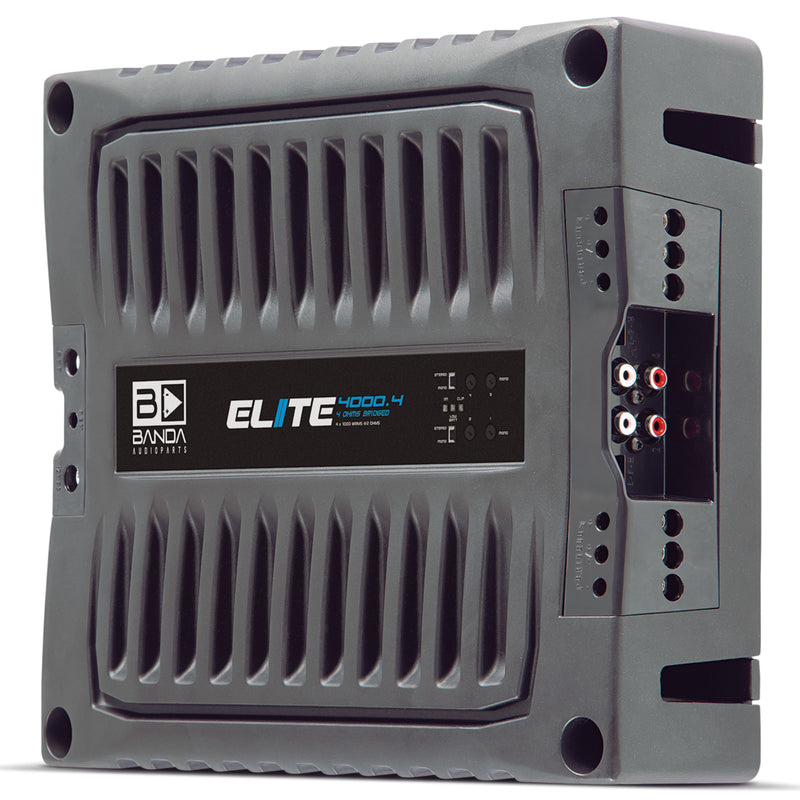Banda ELITE Line Full Range 4000 Watt 2-Ohm 4-Channel Brazilian Amplifier