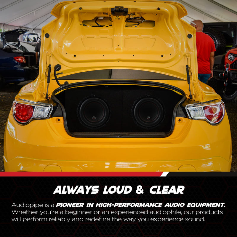 Audiopipe BD Series 15" Subwoofer - 2400W PMPO, 1200W RMS, Dual 4-Ohm Voice Coil