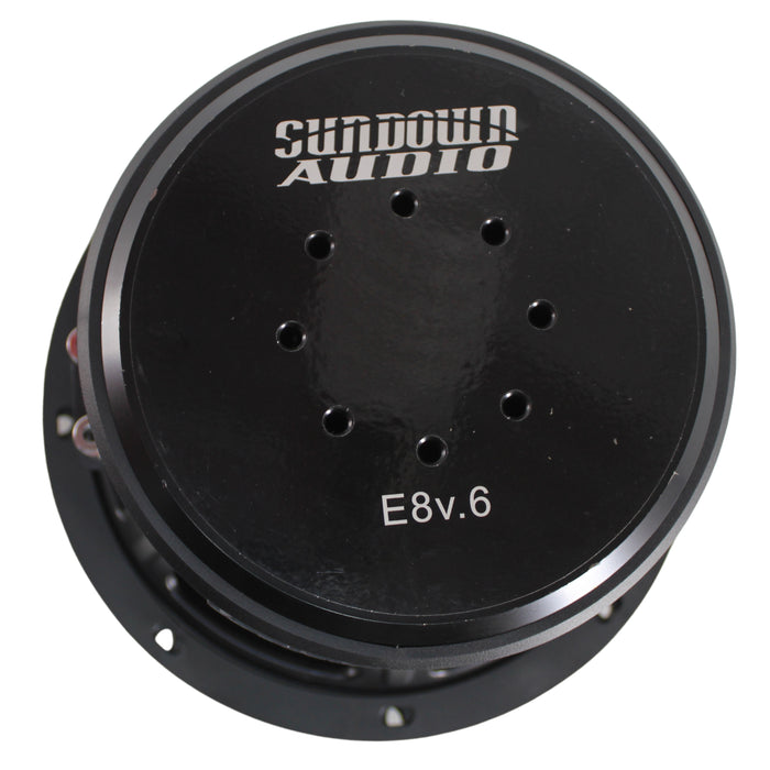 Sundown Audio 600W Peak Dual 2 Ohm VC E Series V.6 8" Car Subwoofer E-V.6-8-D2