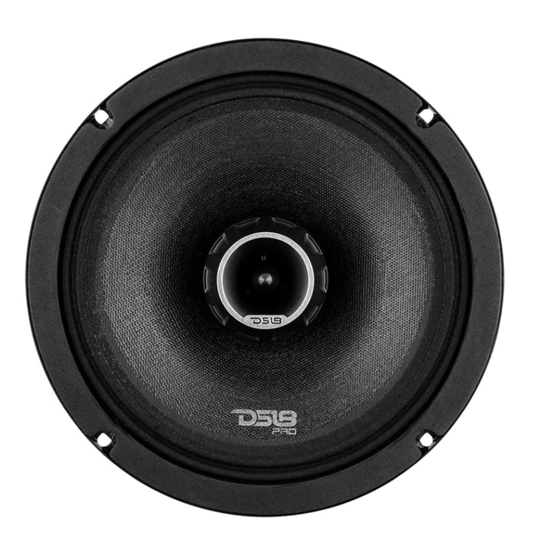 275W RMS 4 Ohm w/ Built-in Tweeter DS18 8" Motorcycle Midrange Loudspeaker