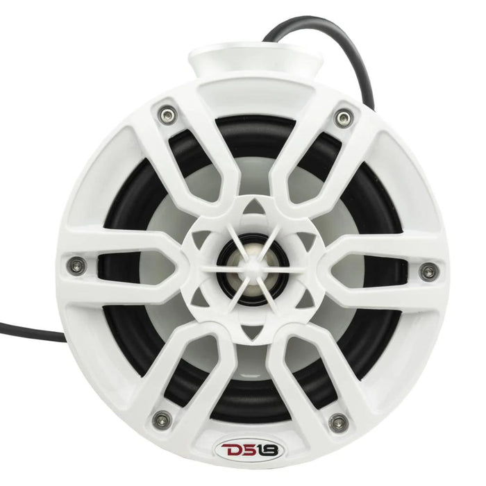 DS18 8" 750W Marine Pod Pair of White Speakers with Integrated LED NXL-PS8W