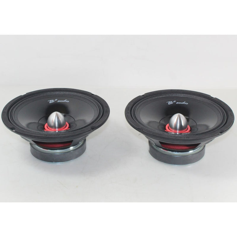 B2 Audio 4-Ohm 150W RMS Bullet Mid-Range RIOT 8" Speaker Pair B2-RIOT8P OPEN BOX