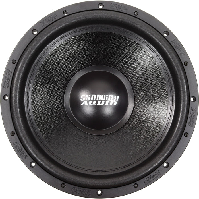 Sundown Audio 15" 2000W Peak Subwoofer and Tru Spec Vented Single Enclosure Lot