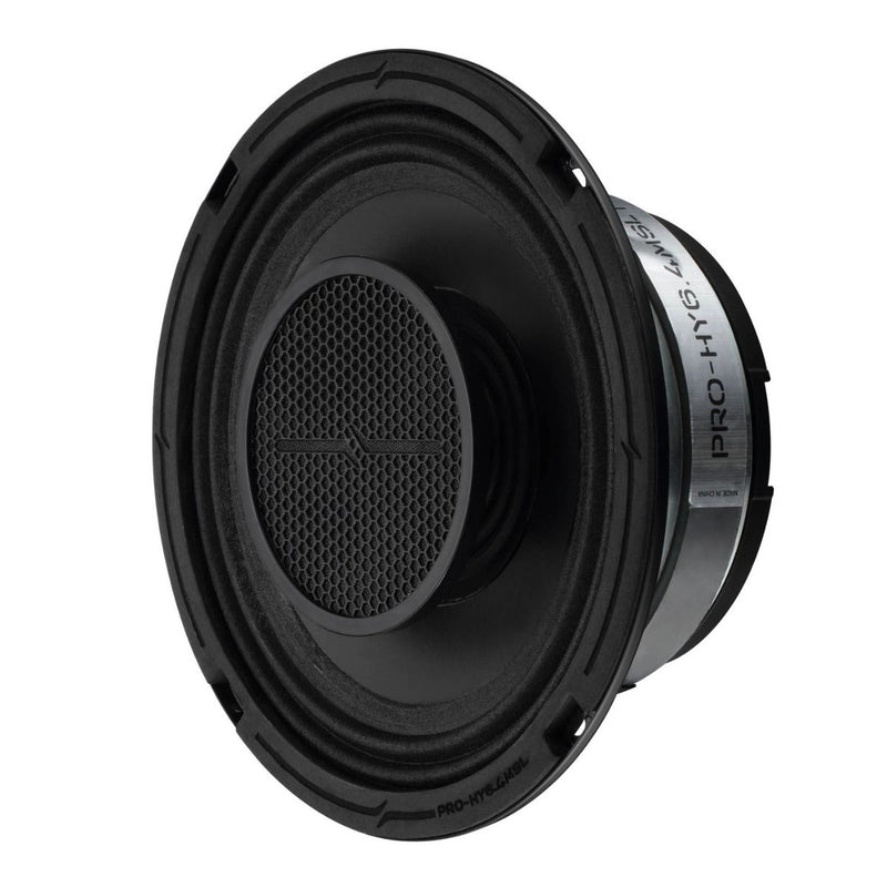 DS18 6.5" Hybrid Slim Speaker w/ 1" Driver Horn 300W Peak 4-Ohm PRO-HY6.4MSL