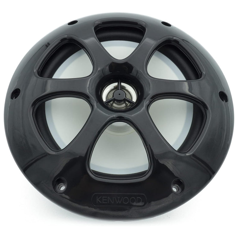 Pair of Kenwood Black 6.5" 30W RMS 4 Ohm 2 Way Coaxial Marine Speakers