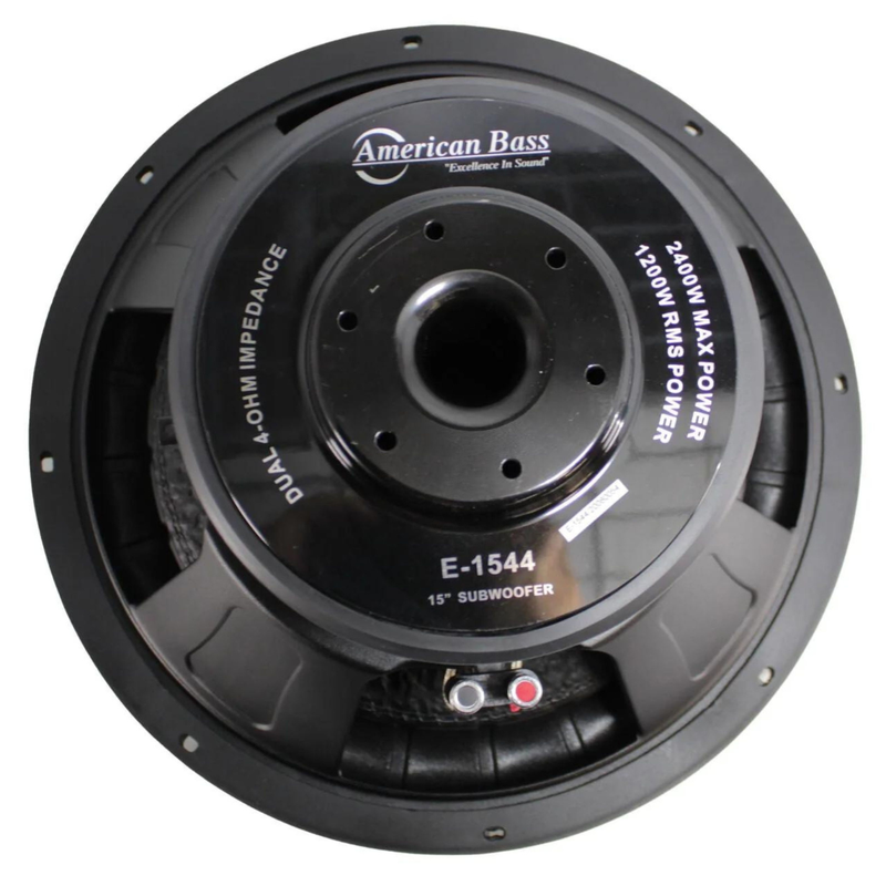 American Bass 15" 1200 Watts RMS 4 Ohm Subwoofer 3" Voice Coil ELITE-1544