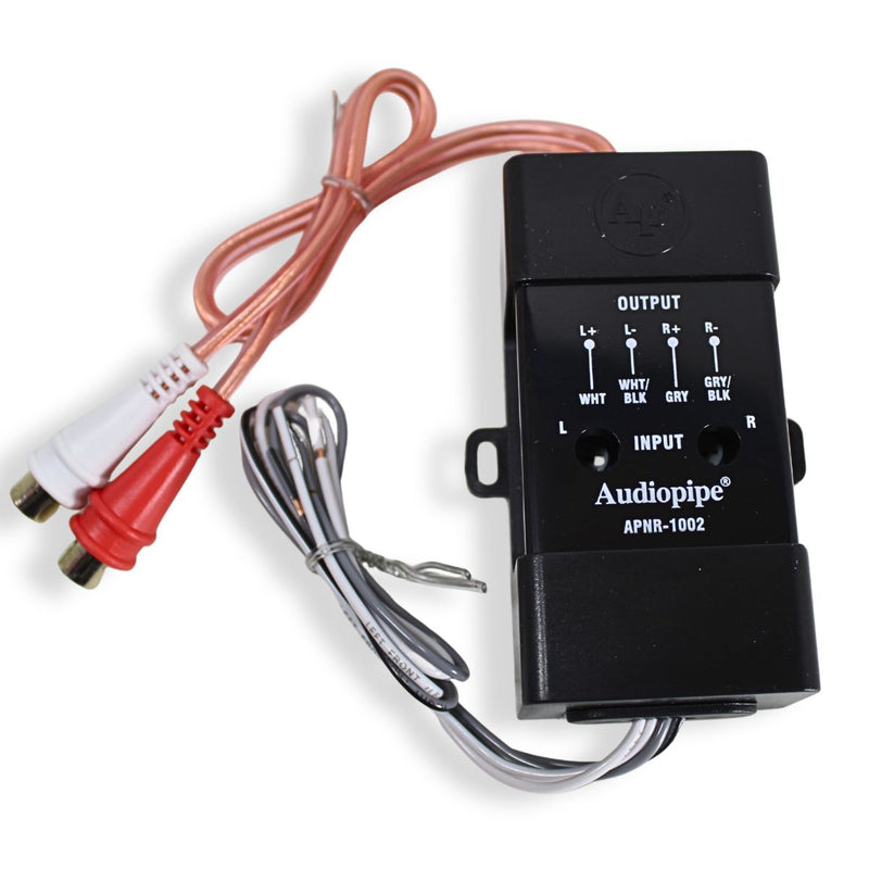 Audiopipe Hi/Low RCA Converter with Noise Isolation APNR-1002