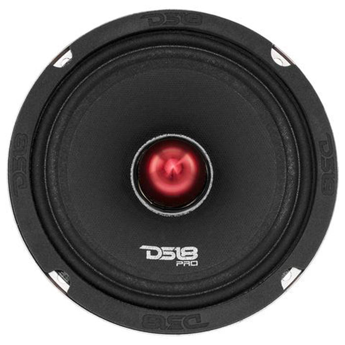 DS18 PRO-X6.4BMPK2 6.5" 1480W 4 Ohm Midrange Speaker & Bullet Tweeter PRO-TWX1BK