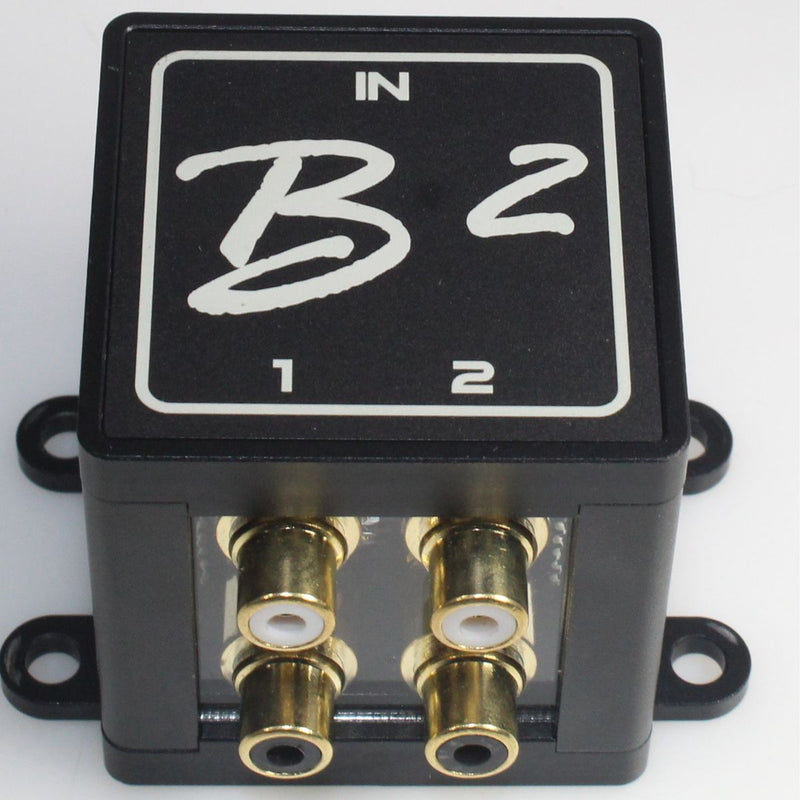 B2 Audio 1-to-2 Pair Cockbox RCA Splitter Distribution Block OPEN BOX