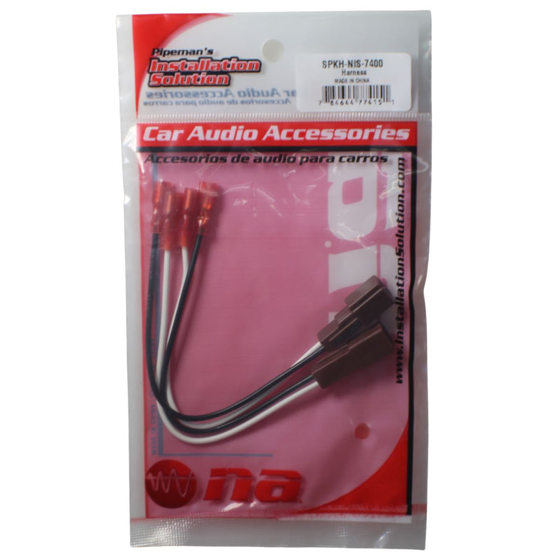 Pipeman SPKH-NIS-7400 Speaker Harness Plug & Play Pair 2 Pin For Nissan