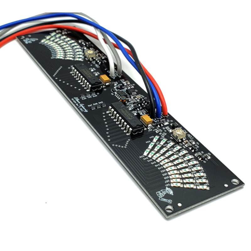 Steve Meade Designs Real-Time Response Clipping Volume Unit Meter VU-DIN-WHITE
