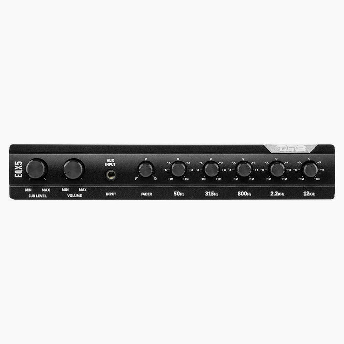 DS18 High Volt 5 Band Stereo Equalizer with Subwoofer Control EQX5