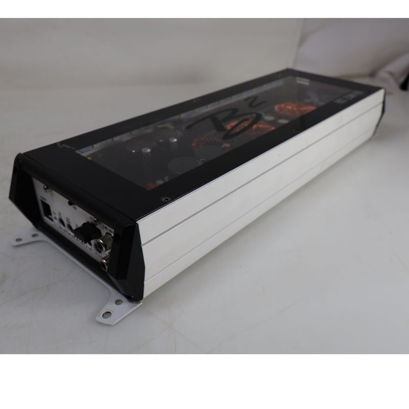 B2 Audio Mono Amp 2500W 1-Ohm Class-D Half-Bridge RGB LED Lights REFURBISHED