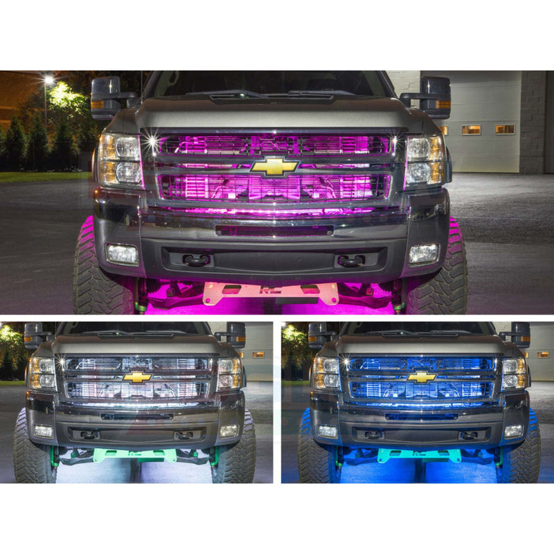 LEDGlow RGB LED Million Color Grille Light Bar for Bluetooth Underbody Kits