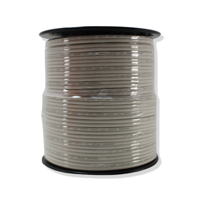 Audiopipe 14 GA Stranded OFC Tinned Copper Marine Power/Ground Wire White Lot