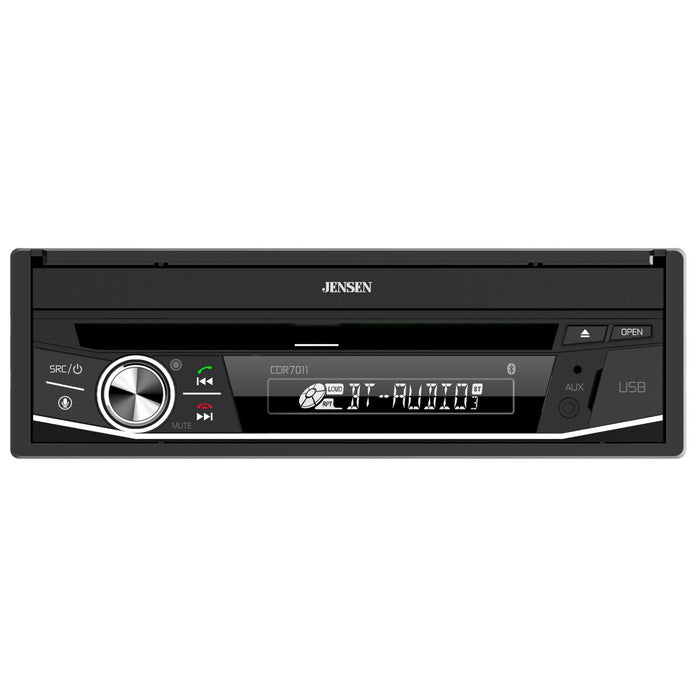 Jensen 7" Motorized 1-Din Touchscreen LCD Bluetooth Radio CD/DVD/USB CDR7011