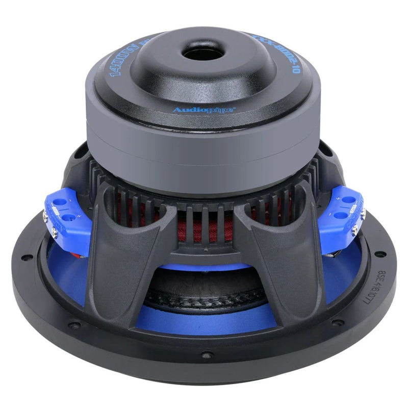 Audiopipe 10" 700W RMS Dual 4 Ohm Double Stack High Power Subwoofer TXX-BDD2-10
