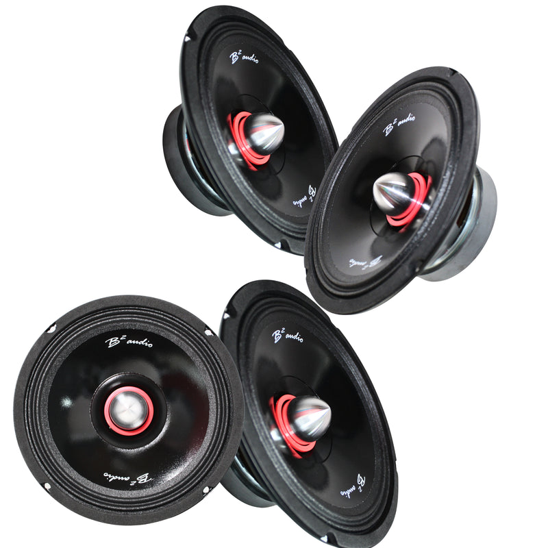 B2 Audio Speaker & Amplifier Combo RAGE800.4 w/2 RIOT8P Sets & RAGE TT Tweeters