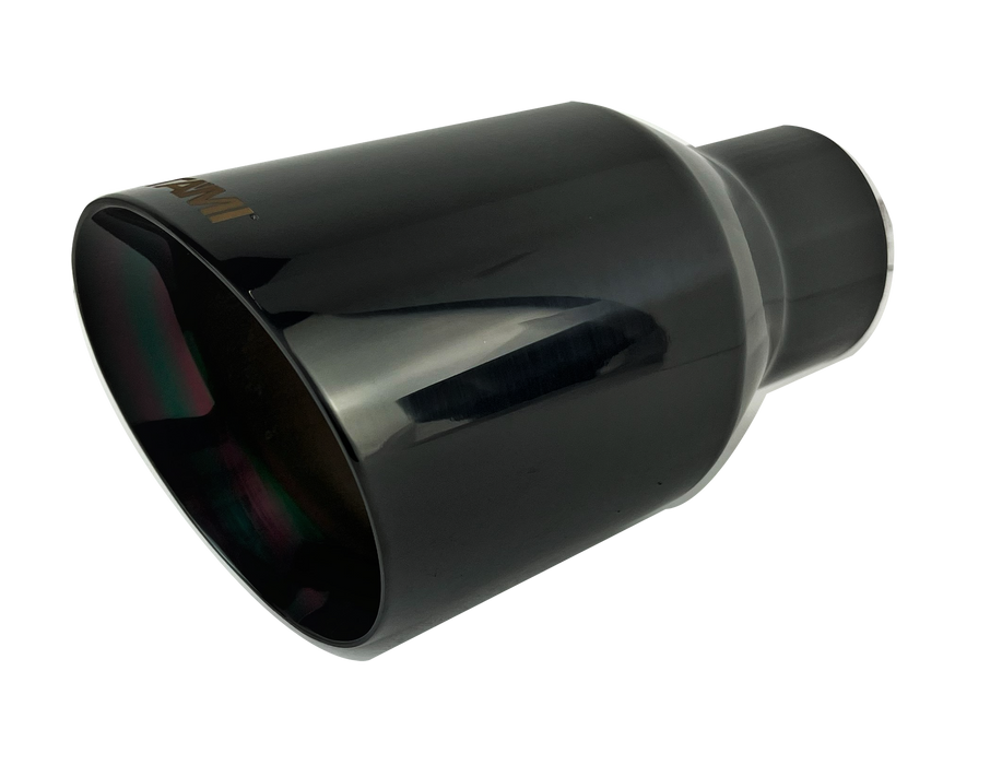 Double Wall Slant Cut Stainless Steel Exhaust Tip Auto Product Makers 2509BK