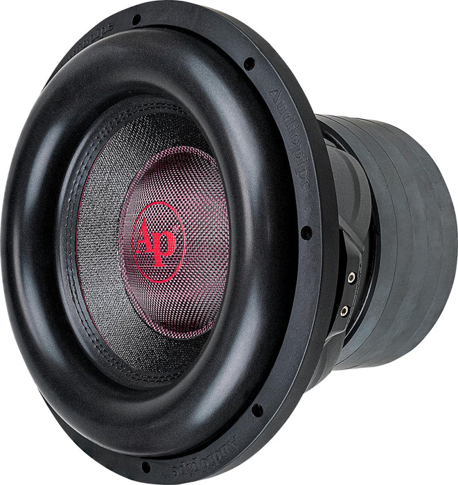 Audiopipe 12" 1200W RMS Dual 2-Ohm 5-Stack Composite Cone Subwoofer