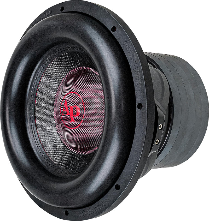 Audiopipe 12" 1200W RMS Dual 2-Ohm 5-Stack Composite Cone Subwoofer