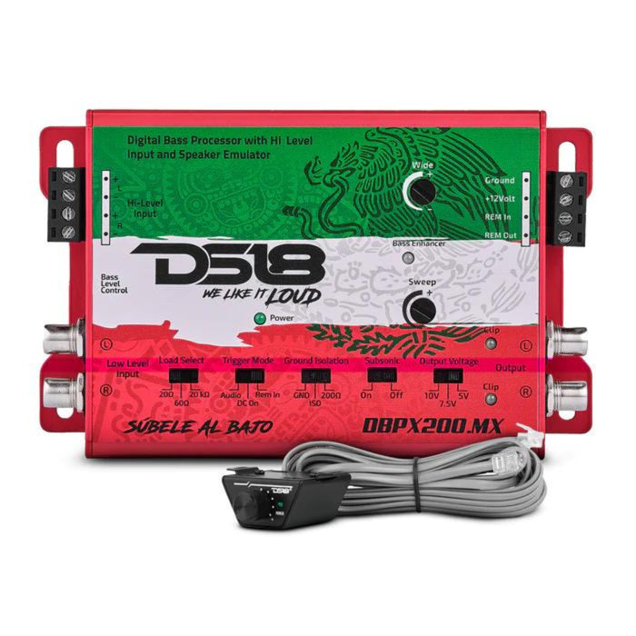 DS18 Digital Bass Processor W/ Hi-Low Converter & Speaker Emulator Mexico Design