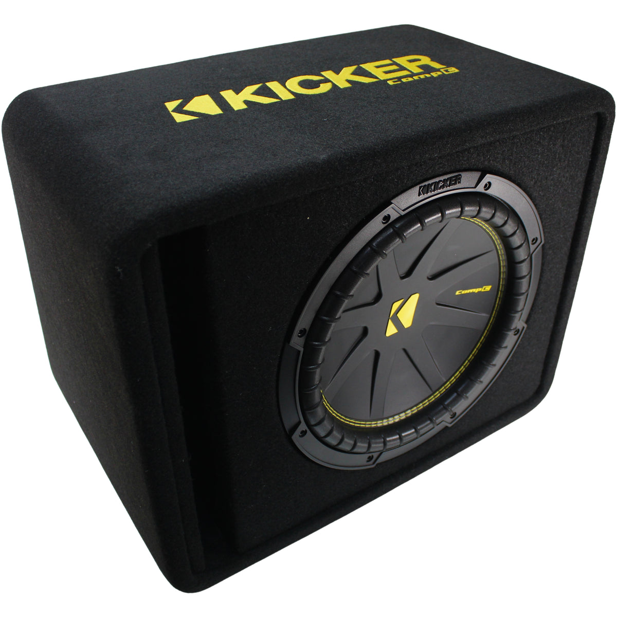 KICKER 50VCWC124 CompC 12-inch Subwoofer in Vented Enclosure, 4- Ohm KICKER 50VCWC124 CompC 12-inch Subwoofer in Vented Enclosure, 4- Ohm
