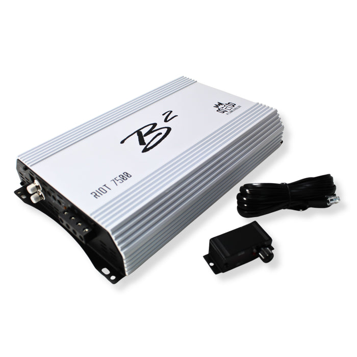 B2 Audio RIOT Series 7.5K 7500 Watt Monoblock 1-Ohm Full Range Class D Amplifier