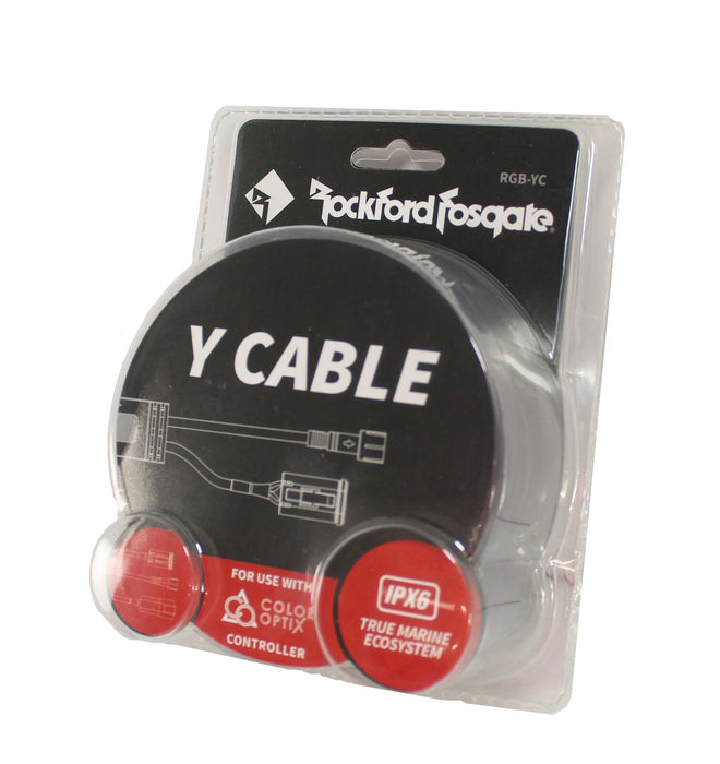 Rockford Fosgate Y-Adapter Color Optix Cable for PMX-RGB - RGB-YC