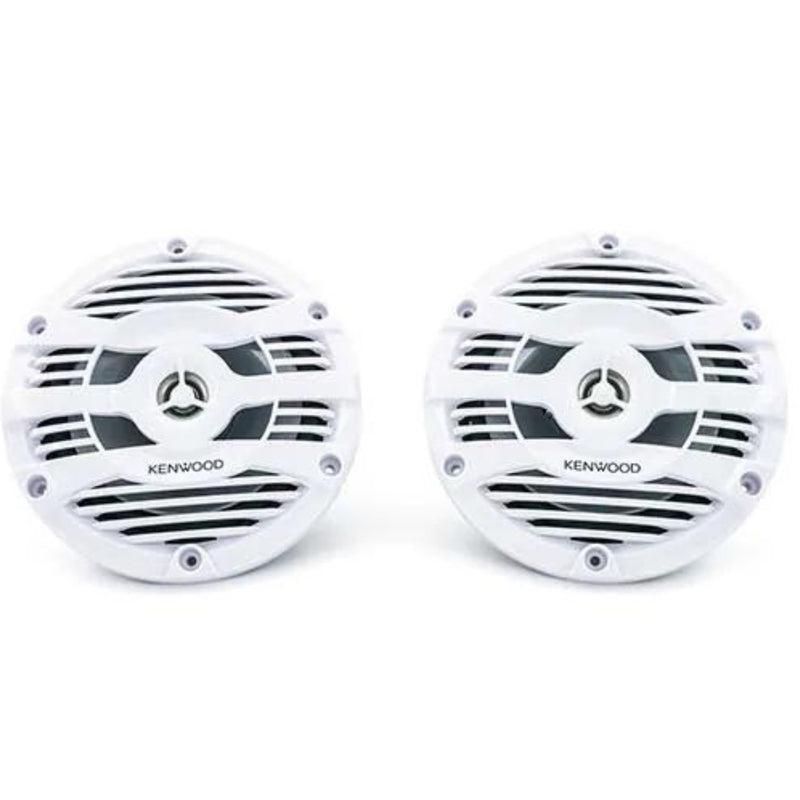 Kenwood 4 Channel 600W Bluetooth Amplifier W/ Pair of 6.5"  Marine Speakers