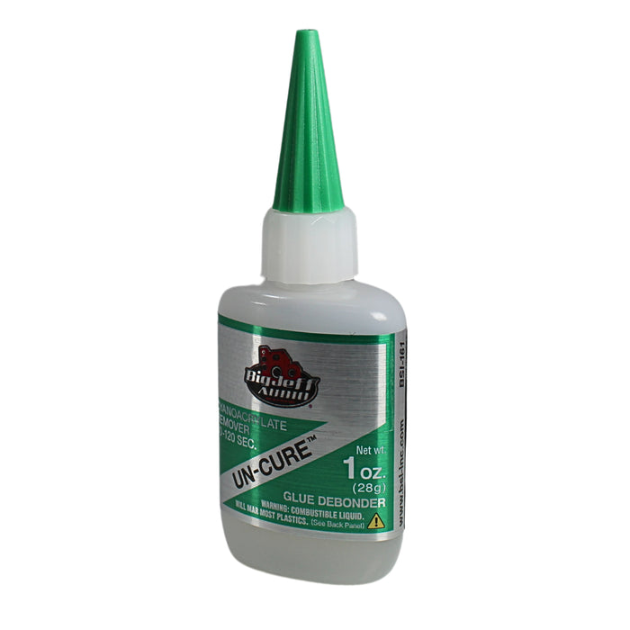 Big Jeff Audio 30-120 Sec 1-8 oz Adhesive Debonder Cyanoacrylate Remover Uncure