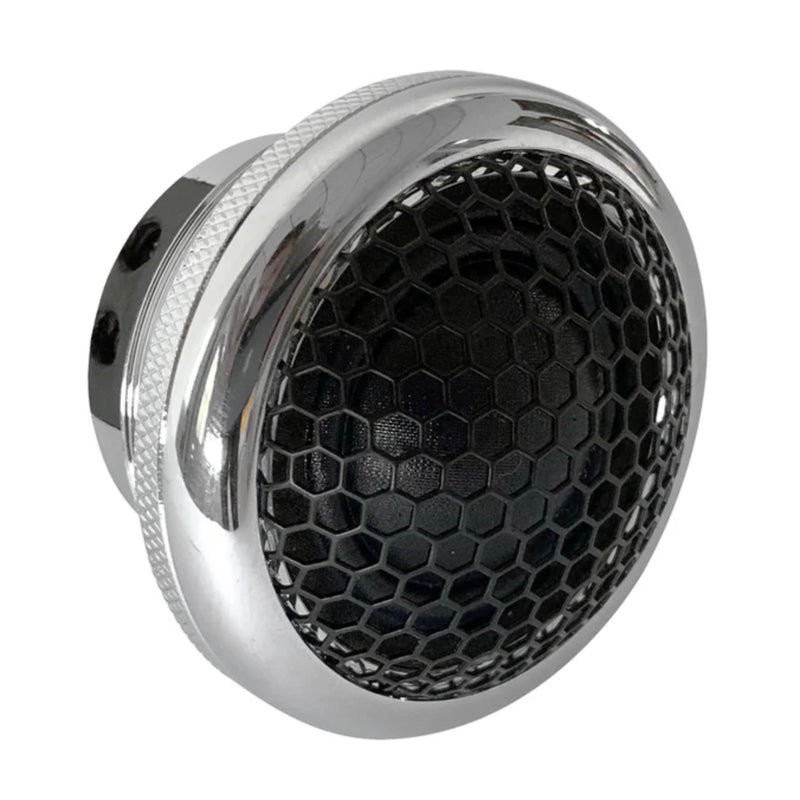 Massive Audio Pair of 100W RMS 4 Ohm 25mm Silk Dome Chrome Tweeters