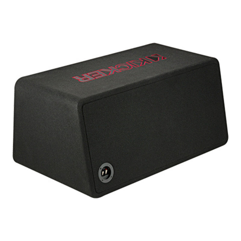 Kicker L7R Series 12" 1200W RMS Dual 2-Ohm Loaded Subwoofer Enclosure - 45DL7R122