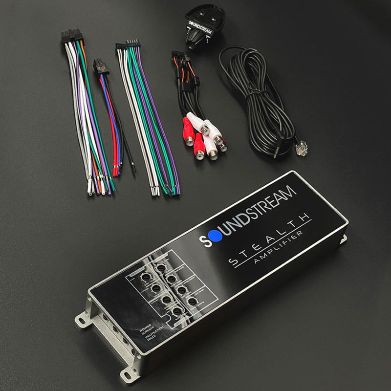 5-Channel 1300 Watt 2-Ohm Micro Compact Car Audio Amplifier Soundstream ST51300D