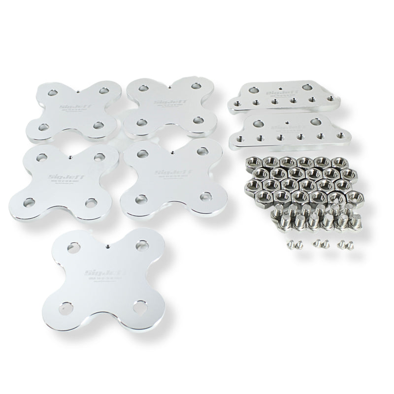 Double Bank / 12 Yinlong LTO Cell Lug Style Aluminum Bus Bars with Hardware