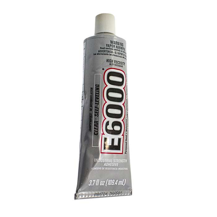 3.7 fl oz E6000 Industrial Strength Clear Self Leveling Waterproof Adhesive